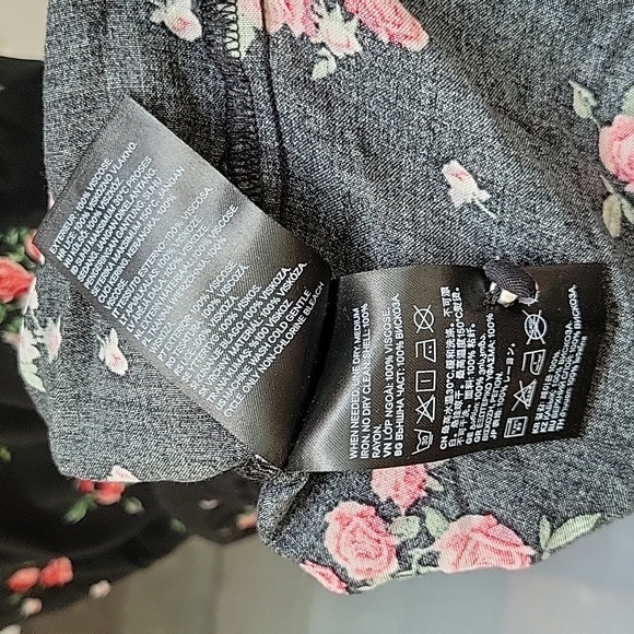 Divided by H & M Floral Midi Dress size 10 - Picture 3 of 5